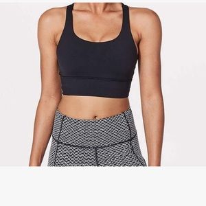 Lululemon black sports bra